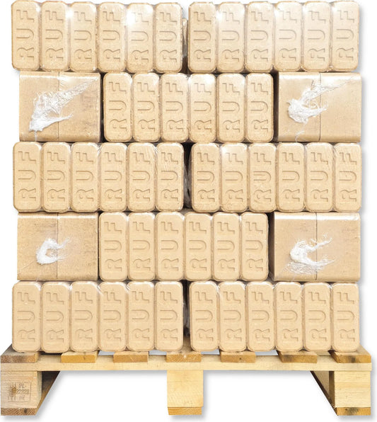RUF Hartholzbriketts aus Buche & Eiche | Energie Kienbacher | 60x 10kg (600kg Palette)