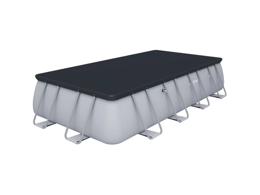 Bestway Power Steel Stahlrahmenpool-Set 549 x 274 x 122 cm | Rechteckig, Komplettset