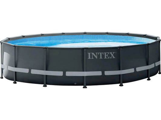 Intex Ultra Rondo XTR Frame Pool Set ∅ 488 x 122 cm | Rundes Premium Aufstellpool-Set