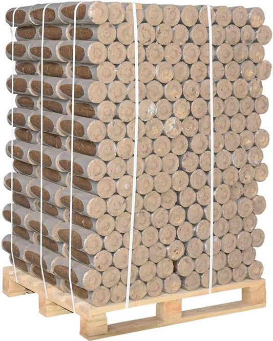 Giant Flames Holzpellets 6mm | 975 kg Palette (65 x 15 kg Säcke) für Heizung & Pelletofen
