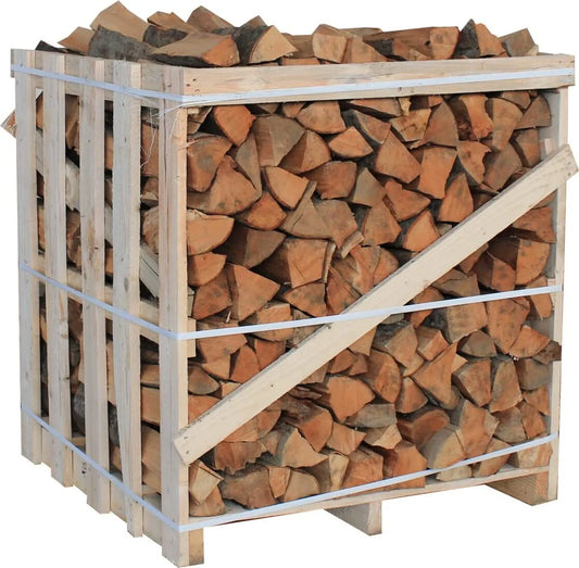 Sortenreines Buchenholz trocken | 1 RM Premium Kaminholz auf Palette bezugsfertig