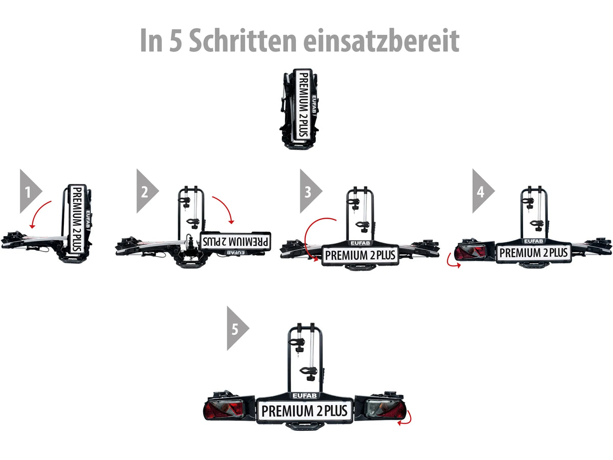 Eufab Fahrradträger Premium 2 Plus