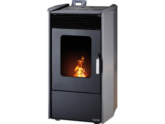 Rowi Easy Premium Pelletofen 9 kW | Pelletkaminofen EEK A+, Effiziente Heizung