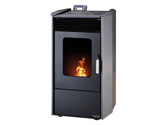 Rowi Easy Premium Pelletofen 9 kW | Pelletkaminofen EEK A+, Effiziente Heizung